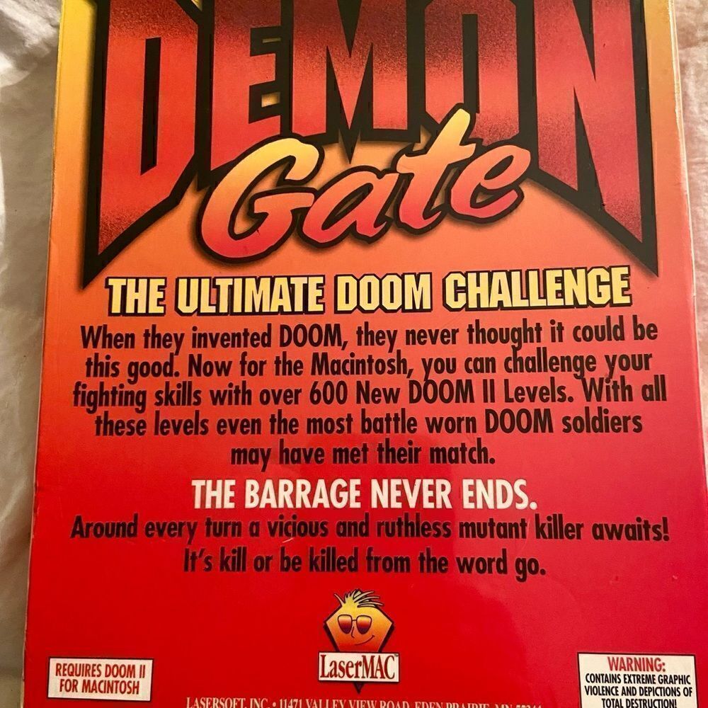 Demon Gate 600 New Levels For Doom II CD-ROM - Picture 3 of 7